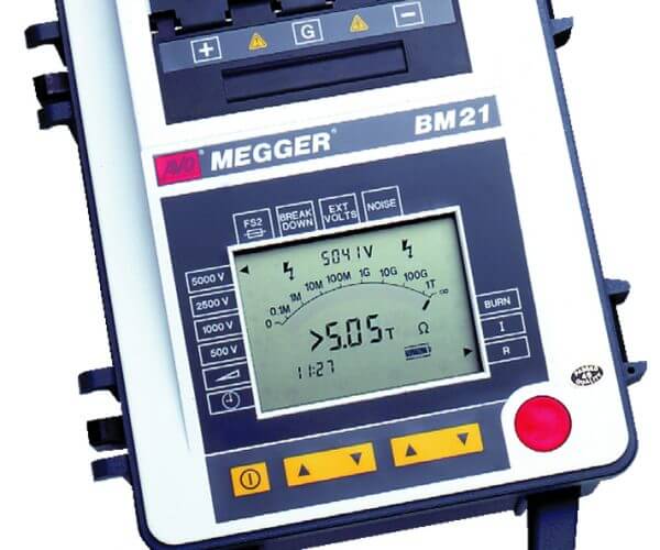 Megger® BM21 5-kV Insulation Resistance Tester