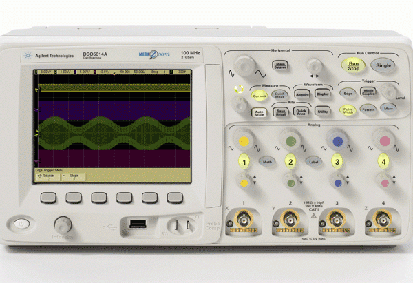 DSO5014A 5000 Series Oscilloscope: 100 MHz, 4 Channels