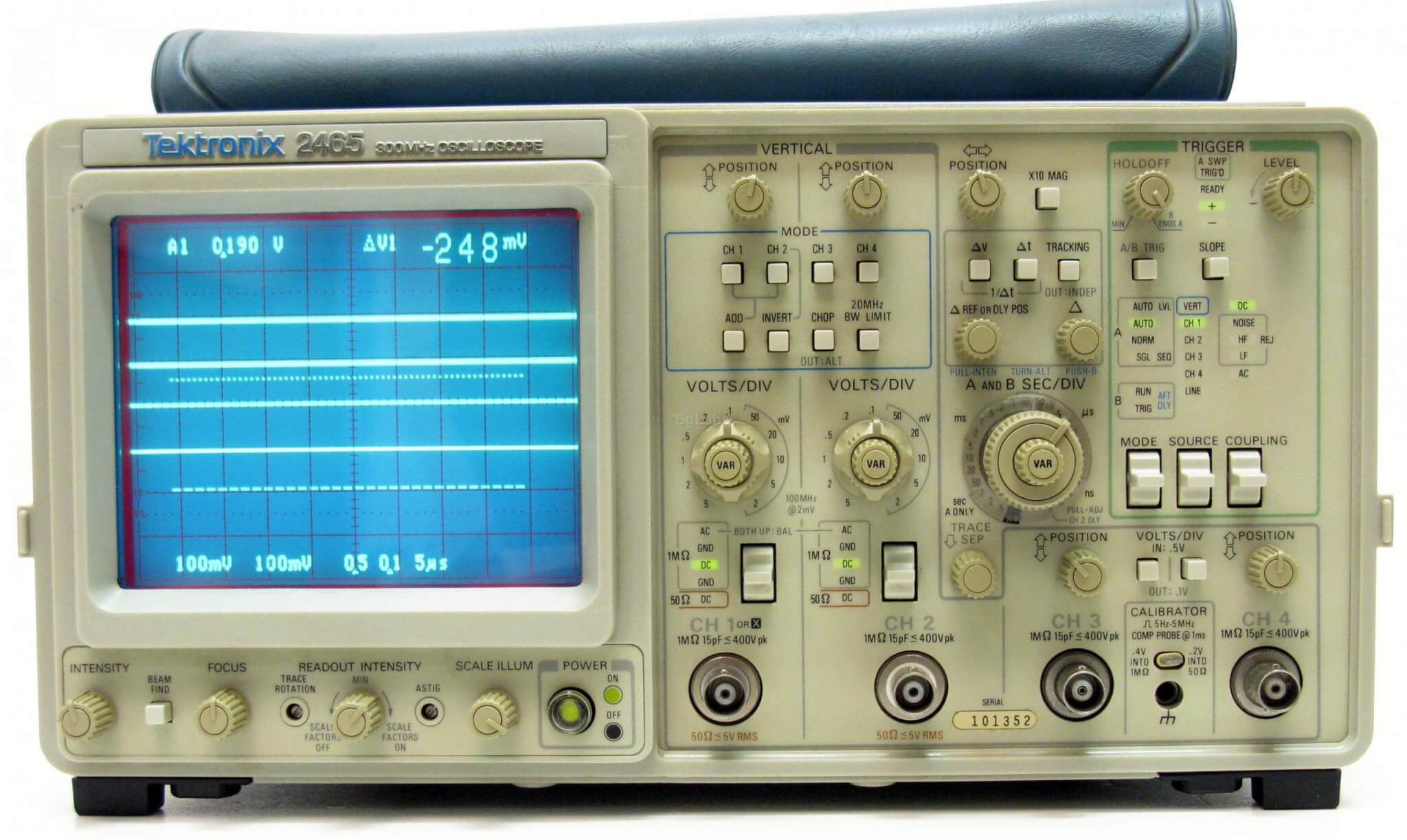Tektronix 2465A 4 Channel Oscilloscope 350 MHz | NSCA Technologies