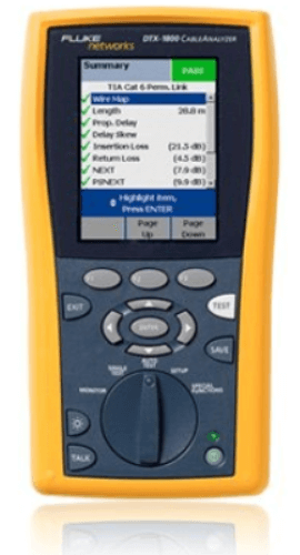 Fluke DTX-1800 Series Cable Analyzer