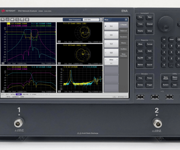 Keysight (formerly Agilent T&M) E5080A-295-019-UWQ ENA Series Network Analyzer, 2-port 9 KHz To 9 GHz